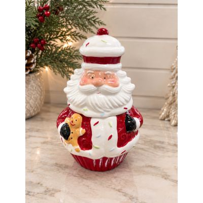 DiBella Flowers & Gifts Las Vegas - Santa Cupcake Cookie Jar