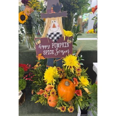 DiBella Flowers & Gifts Las Vegas - Pumpkin Spice Season Arrangement In the Cooler