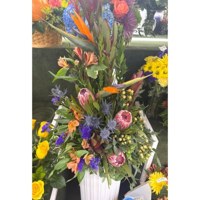 DiBella Flowers & Gifts Las Vegas - Tropical Paradise Arrangement In the Cooler