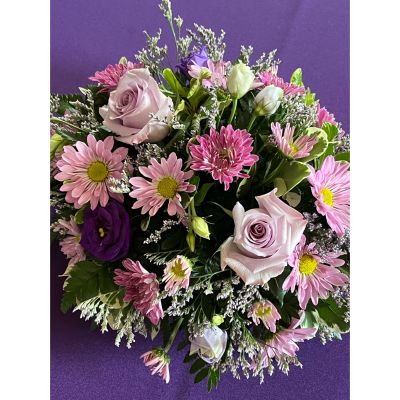 Newtown Floral Company Newtown - Round arrangement for your table, colors will vary.