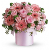 Superior Florist Ltd New York - A delightful mix of pink spring flowers.