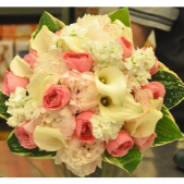 Superior Florist Ltd New York - A bouquet with white and pink flowers.