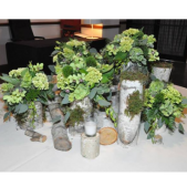Superior Florist Ltd New York - A centerpiece with luscious greens.
