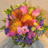 Superior Florist Ltd New York - Bright, hot colors make a lovely bouquet.