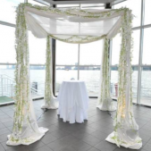 Superior Florist Ltd New York - A simple chuppah.