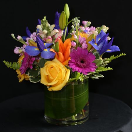 Ninth Street Flowers Durham - A wide assortment of bright, colorful summer flowers in a European compact design.